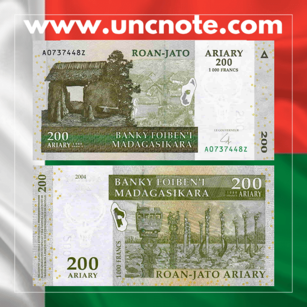 Madagascar 200 Ariary 2004