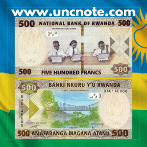 Rwanda 500 Francs 2019