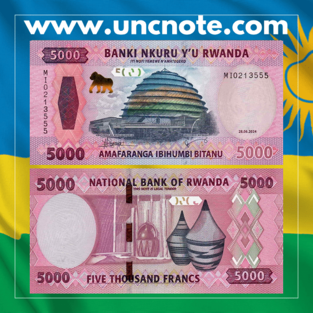 Rwanda 5000 Francs 2024