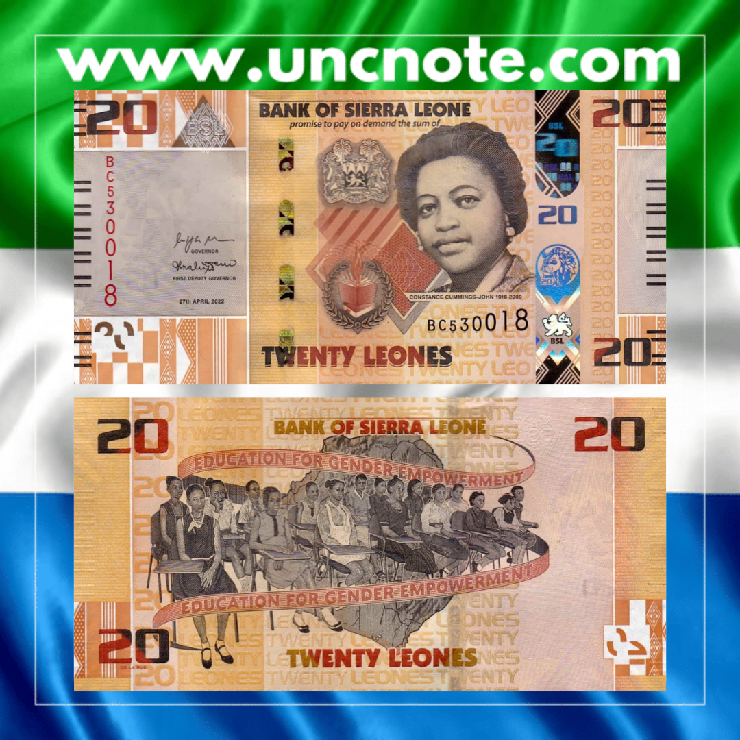 Sierra Leone 20 Leones 2022