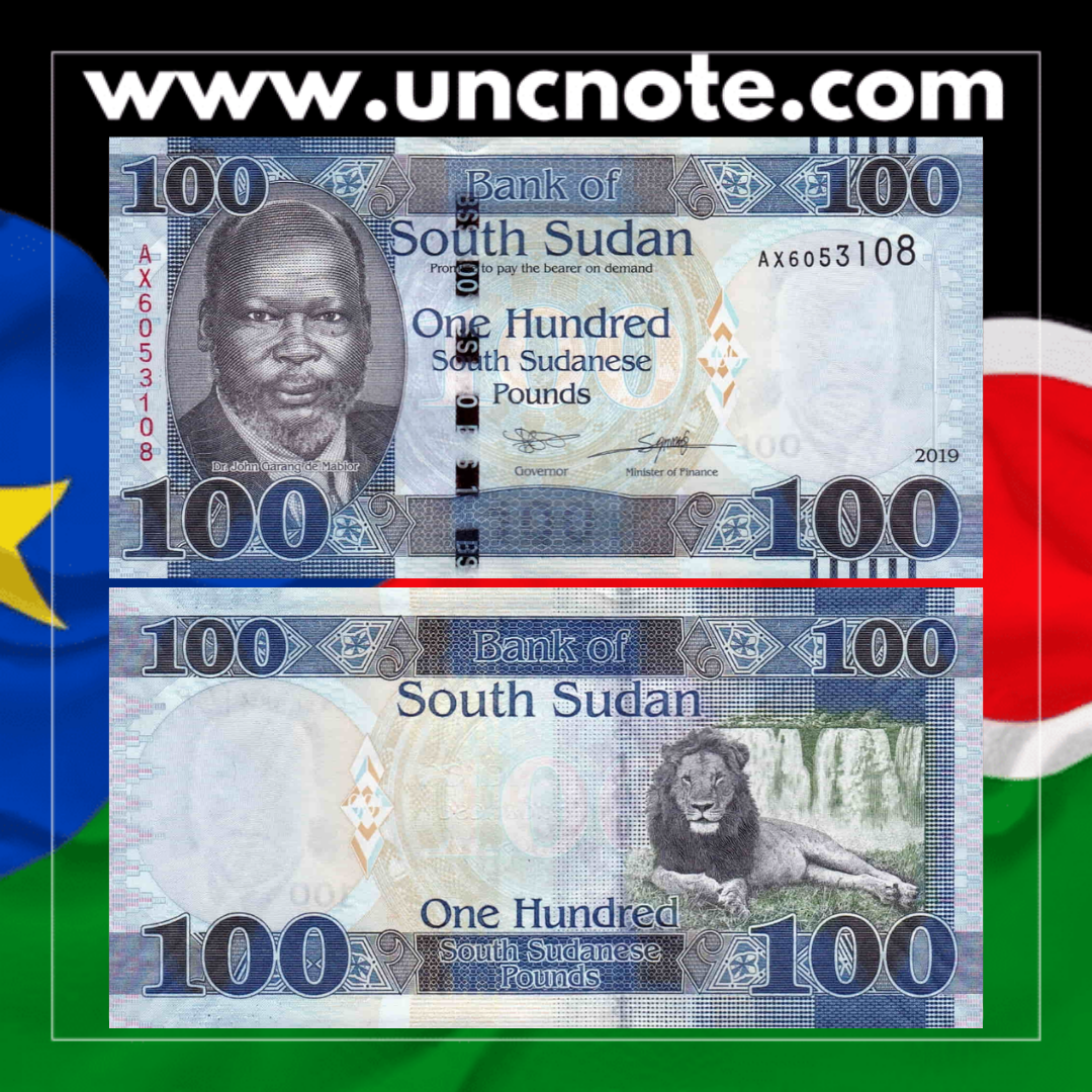 South Sudan 100 Pounds 2019