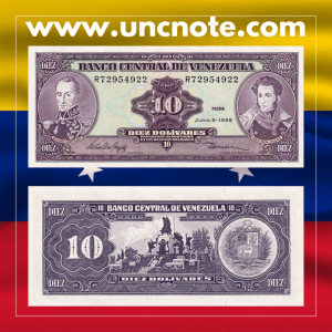 Venezuela 10 Bolivares 1995