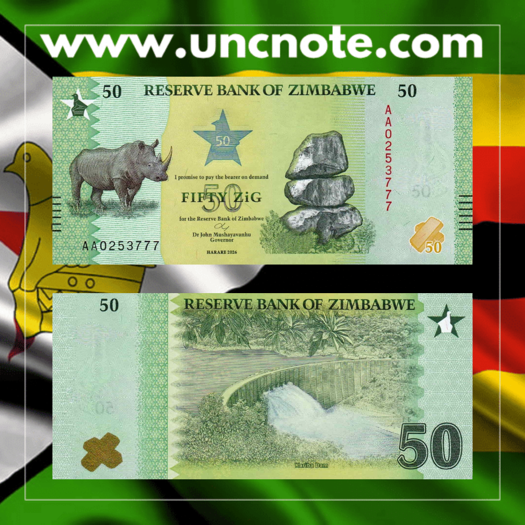 Zimbabwe 50 ZiG 2026