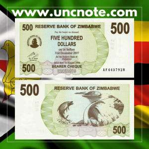Zimbabwe 500 Dollars 2006